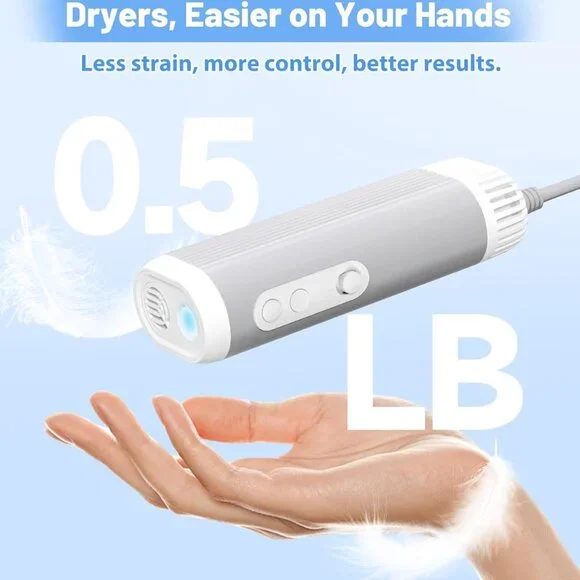 Pet Grooming Dog Hair Dryer Water Blowing Machine Neck Hanging Free Your Hands Grooming